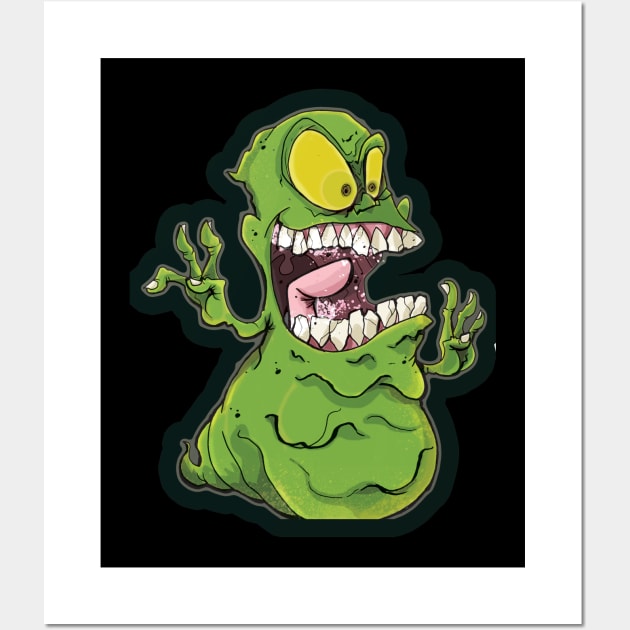 Slimer, don't even know her? Wall Art by URBNPOP